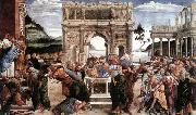 BOTTICELLI, Sandro The Punishment of Korah oil on canvas